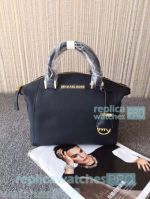 Top Knockoff Michael Kors Deep Blue Genuine Leather Women‘s Dumpling bag